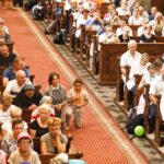 08.08.2021. Kielce. 40. Kielecka Piesza Pielgrzymka z Wiślicy na Jasną Górę w niedzielę dotarła do Kielc / Jarosław Kubalski / Radio Kielce