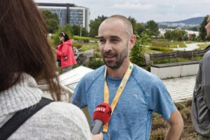 29.08.2021. Kielce. Ogród botaniczny. Bieg w ramach „Aktywnego weekendu” / Jarosław Kubalski / Radio Kielce