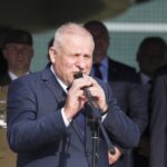 08.08.2021. Wodzisław. 56. Marsz Szlakiem I Kompanii Kadrowej. Na zdjęciu: Ryszard Pagacz - wicewojewoda małopolski, / Jarosław Kubalski / Radio Kielce