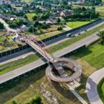 08.08.2021. Wodzisław. 56. Marsz Szlakiem I Kompanii Kadrowej. Nadanie kładce imienia Czesława Bankiewicza „Skauta” / Jarosław Kubalski / Radio Kielce