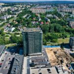 13.08.2021. Kielce. Budowa wieżowca Plaza Tower 2 / Jarosław Kubalski / Radio Kielce