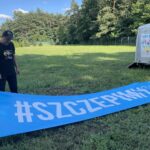 08.08.2021. Kielce. Balon promujący szczepienia przeciw COVID-19 / Iwona Murawska / Radio Kielce