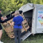 08.08.2021. Kielce. Balon promujący szczepienia przeciw COVID-19 / Iwona Murawska / Radio Kielce