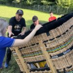 08.08.2021. Kielce. Balon promujący szczepienia przeciw COVID-19 / Iwona Murawska / Radio Kielce