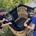 08.08.2021. Kielce. Balon promujący szczepienia przeciw COVID-19 / Iwona Murawska / Radio Kielce