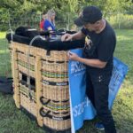 08.08.2021. Kielce. Balon promujący szczepienia przeciw COVID-19 / Iwona Murawska / Radio Kielce