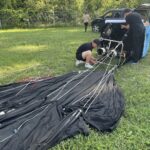 08.08.2021. Kielce. Balon promujący szczepienia przeciw COVID-19 / Iwona Murawska / Radio Kielce