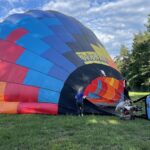 08.08.2021. Kielce. Balon promujący szczepienia przeciw COVID-19 / Iwona Murawska / Radio Kielce