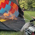 08.08.2021. Kielce. Balon promujący szczepienia przeciw COVID-19 / Iwona Murawska / Radio Kielce