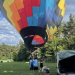 08.08.2021. Kielce. Balon promujący szczepienia przeciw COVID-19 / Iwona Murawska / Radio Kielce