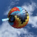 08.08.2021. Kielce. Balon promujący szczepienia przeciw COVID-19 / Iwona Murawska / Radio Kielce