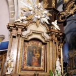 Skalbmierz. Ołtarz Matki Bożej z Dzieciątkiem w kościele św. Jana Chrzciciela w Skalbmierzu / Marta Gajda-Kruk / Radio Kielce