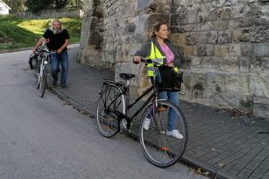 28.08.2021. Działoszyce. Pielgrzymka rowerowa do Zielenic / Marta Gajda-Kruk / Radio Kielce