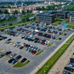 02.08.2021. Kielce. Parking przy Starostwie Powiatowym w Kielcach / Jarosław Kubalski / Radio Kielce