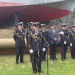 09.08.2021. Skarżysko-Kamienna. Spotkanie członków Stowarzyszenia Rezerwistów Marynarki Wojennej z dyrekcją i pracownikami Muzeum im. Orła Białego / Anna Głąb / Radio Kielce