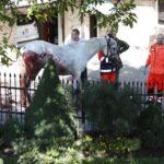 06.08.2021. Słomniki. Wypadek podczas Marszu Szlakiem I Kompani Kadrowej / Jarosław Kubalski / Radio Kielce