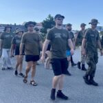 09.08.2021. Jędrzejów. 56. Marsz Szlakiem I Kompanii Kadrowej / Monika Miller / Radio Kielce