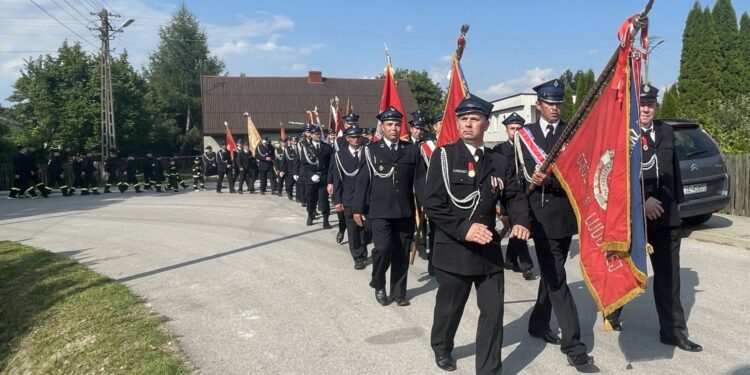 14.08.2021 Nagłowice. 100 lat OSP Nagłowice / Monika Miller / Radio Kielce