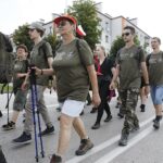 12.08.2021. Kielce. Uroczyste zakończenie 56. Marszu Szlakiem I Kompanii Kadrowej / Jarosław Kubalski / Radio Kielce