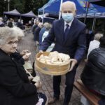 29.08.2021. Morawica. Gminne dożynki. Na zdjęciu: Marian Buras - burmistrz Morawicy / Jarosław Kubalski / Radio Kielce