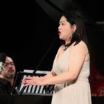 19.08.2021 Busko-Zdrój. Koncert laureatów Międzynarodowego Konkursu Wokalnego „Bella Voce”. Na zdjęciu Wenru Yan - wyróżnienie, grupa młodsza / Wiktor Taszłow / Radio Kielce