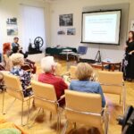 20.08.2021. Kielce. Muzeum Historii Kielc. Wykład prowadzi dr hab. Olena Duć-Fajfer / Wiktor Taszłow / Radio Kielce