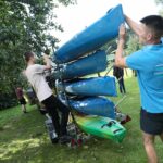 21.08.2021. Morawica. Spływ kajakowy / Wiktor Taszłow / Radio Kielce