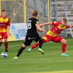 21.08.2021. Kielce. Suzuki Arena. Fortuna 1 Liga. Korona Kielce - ŁKS Łódź / Wiktor Taszłow / Radio Kielce