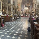 04.08.2021. Sandomierz. Pielgrzymi wyruszają na szlak pątniczy / Grażyna Szlęzak-Wójcik / Radio Kielce