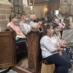 04.08.2021. Sandomierz. Pielgrzymi wyruszają na szlak pątniczy / Grażyna Szlęzak-Wójcik / Radio Kielce