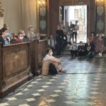 04.08.2021. Sandomierz. Pielgrzymi wyruszają na szlak pątniczy / Grażyna Szlęzak-Wójcik / Radio Kielce