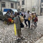 04.08.2021. Sandomierz. Pielgrzymi wyruszają na szlak pątniczy / Grażyna Szlęzak-Wójcik / Radio Kielce