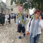 04.08.2021. Sandomierz. Pielgrzymi wyruszają na szlak pątniczy / Grażyna Szlęzak-Wójcik / Radio Kielce