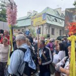 04.08.2021. Sandomierz. Pielgrzymi wyruszają na szlak pątniczy / Grażyna Szlęzak-Wójcik / Radio Kielce