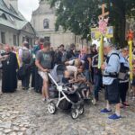 04.08.2021. Sandomierz. Pielgrzymi wyruszają na szlak pątniczy / Grażyna Szlęzak-Wójcik / Radio Kielce