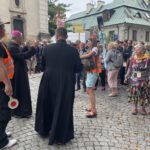 04.08.2021. Sandomierz. Pielgrzymi wyruszają na szlak pątniczy / Grażyna Szlęzak-Wójcik / Radio Kielce