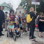 04.08.2021. Sandomierz. Pielgrzymi wyruszają na szlak pątniczy / Grażyna Szlęzak-Wójcik / Radio Kielce