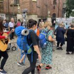 04.08.2021. Sandomierz. Pielgrzymi wyruszają na szlak pątniczy / Grażyna Szlęzak-Wójcik / Radio Kielce