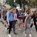 04.08.2021. Sandomierz. Pielgrzymi wyruszają na szlak pątniczy / Grażyna Szlęzak-Wójcik / Radio Kielce