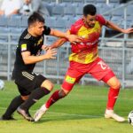 21.08.2021. Kielce. Suzuki Arena. Fortuna 1 Liga. Korona Kielce - ŁKS Łódź / Wiktor Taszłow / Radio Kielce