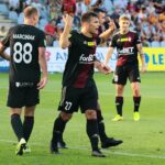 21.08.2021. Kielce. Suzuki Arena. Fortuna 1 Liga. Korona Kielce - ŁKS Łódź / Wiktor Taszłow / Radio Kielce