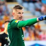 21.08.2021. Kielce. Suzuki Arena. Fortuna 1 Liga. Korona Kielce - ŁKS Łódź / Wiktor Taszłow / Radio Kielce