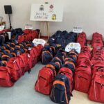 09.08.2021. Sandomierz. Wyprawki szkolne „Tornister pełen uśmiechów” / Grażyna Szlęzak-Wójcik / Radio Kielce