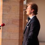 21.08.2021. Kielce. „Chopinowskie inspiracje”. Na zdjęciu: Piotr Pawlak / Wiktor Taszłow / Radio Kielce