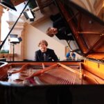 21.08.2021. Kielce. „Chopinowskie inspiracje”. Na zdjęciu: Piotr Pawlak / Wiktor Taszłow / Radio Kielce