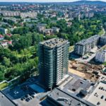 13.08.2021. Kielce. Budowa wieżowca Plaza Tower 2 / Jarosław Kubalski / Radio Kielce