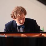 21.08.2021. Kielce. „Chopinowskie inspiracje”. Na zdjęciu: Piotr Pawlak / Wiktor Taszłow / Radio Kielce