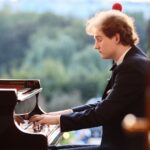 21.08.2021. Kielce. „Chopinowskie inspiracje”. Na zdjęciu: Piotr Pawlak / Wiktor Taszłow / Radio Kielce