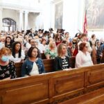 22.08.2021. Święty Krzyż. 370 rocznica śmierci Jeremiego Wiśniowieckiego. Msza święta / Wiktor Taszłow / Radio Kielce