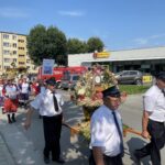 22.08.2021. Staszów. Dzień Chleba - korowód dożynkowy / Grażyna Szlęzak-Wójcik / Radio Kielce